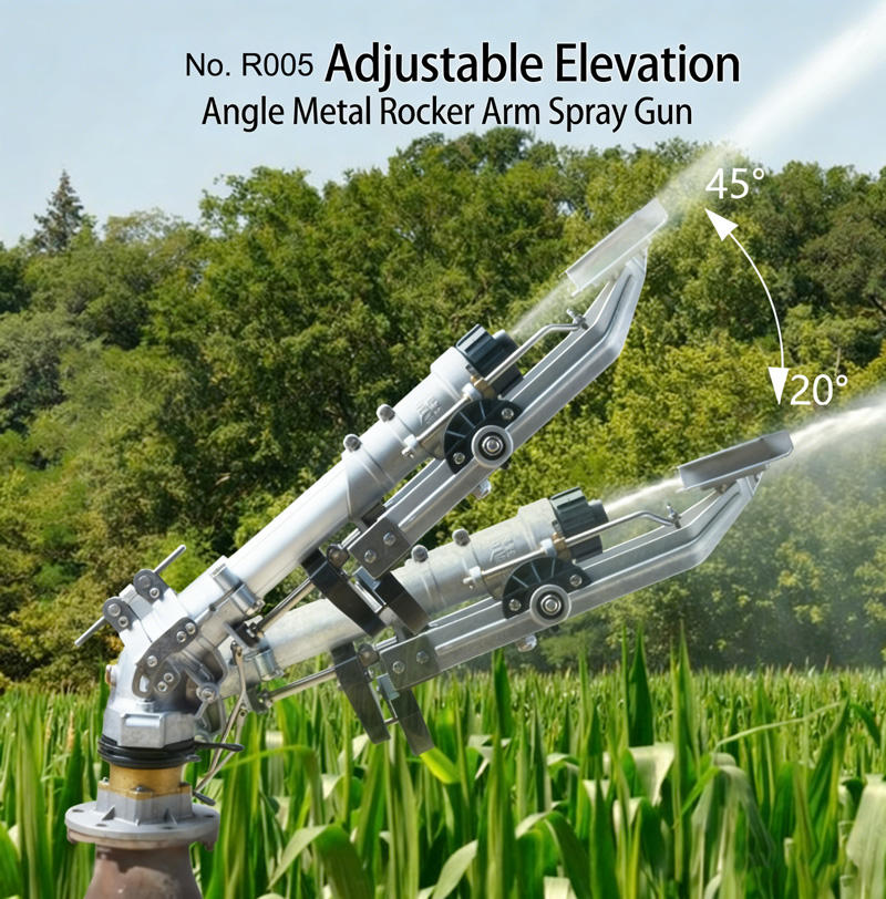 Agricultural Farm Irrigation Rocker Arm Rain Gun 360 Auto Rotating ...