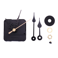 Kit Pengganti DIY Quartz untuk Mekanisme Jam Dinding Persegi dengan Jarum Pendek Desain Modern Torsi Tinggi Operasi Senyap