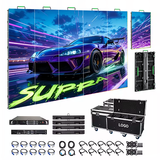 3m X 2m Complete System P2.5 P2.9 P3.91 Led Display 500x500mm Led Panel Backdrop Outdoor Rental Led Screen