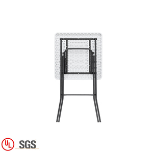 <span class=keywords><strong>Table</strong></span> de bar pliante d'extérieur carrée blanche en plastique pour 4 personnes, pour restaurant, <span class=keywords><strong>cocktail</strong></span> - Product Image 5