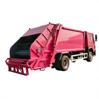 Camion compacteur de déchets à chargement arrière HOWO 371HP, fourni directement par l'usine, pour le marché mondial