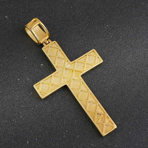 Collier Croix de Jésus Bling Bling Micro-Pavé CZ, Bijou Rap Simple et Tendance, Vente Chaude - Product Image 5