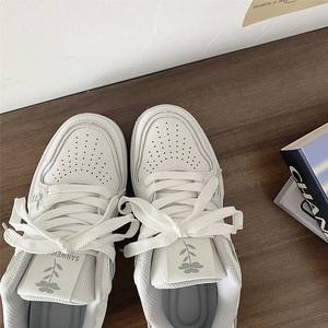 Chaussures basses en cuir blanc de <span class=keywords><strong>haute</strong></span> qualité pour hommes et femmes, style décontracté, toutes saisons - Product Image 2