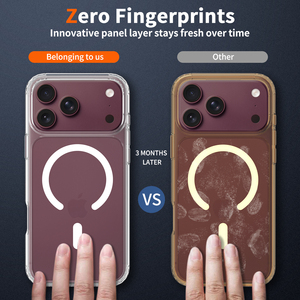 <span class=keywords><strong>Coque</strong></span> de protection transparente antichoc magnétique personnalisée de haute qualité pour <span class=keywords><strong>iPhone</strong></span> 18 17 Pro <span class=keywords><strong>Max</strong></span>, 2 mm, anti-rayures, anti-jaunissement - Product Image 6