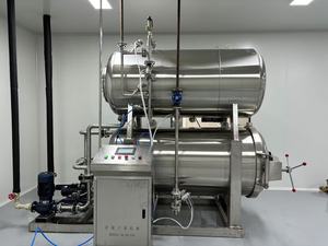 Professionele 600l Autoclaaf Retort Apparatuur Voor Voedsel Sterilisatie Gebruikt Landbouwindustrie Voor Ingeblikt Vlees Nieuwe Automatische Motor Plc - Product Image 3