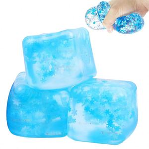 Mới đến làm dịu cảm giác Bóp Bóng 3D cao su <span class=keywords><strong>Fidget</strong></span> Đồ chơi trẻ em người lớn hiệu quả lo lắng giảm căng thẳng Squishy Ice <span class=keywords><strong>Cube</strong></span> - Product Image 3