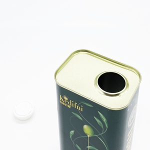 Boîte rectangulaire en fer blanc de 750 ml, imprimée sur mesure, de qualité alimentaire, pour huile comestible et huile d'olive - Product Image 6