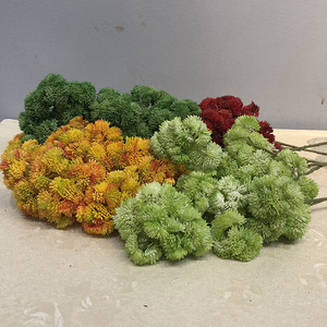 Bouquet décoratif de baies de millet artificielles pour la décoration de bureau, de jardin et de la maison, fleurs artificielles en plastique, plantes artificielles - Product Image 2