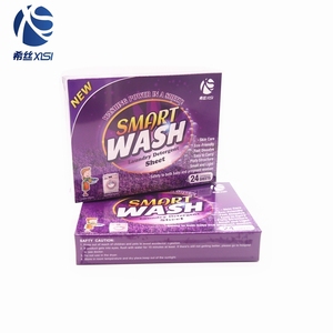 Fuente de la fábrica buena venta ropa limpia famoso lavandería detergente de lavado de hojas de papel - Product Image 5