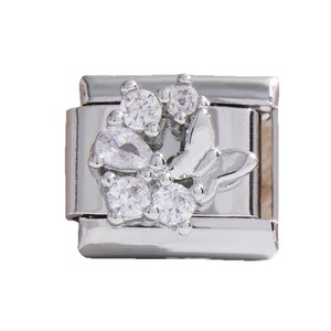 Fashion Charm Bracelet Set Stainless Steel Modular DIY Jewelry With Crystal Rhinestone Charms For Gift Unisex Accessories - Product Image 5