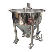 Silo Tramoggia DZJX Industriale in Acciaio Inox 304 per lo Stoccaggio di Caffè, Mais, e Cereali in Polvere con Nastro Trasportatore di Carico