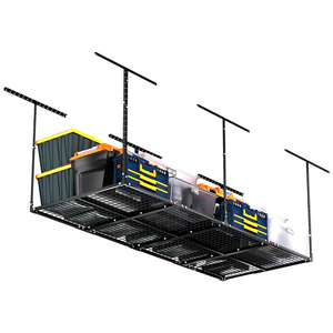 조정 가능한 헤비 듀티 금속 천장 선반 모던 스타일 오버 헤드 차고 보관 랙 주최자 시스템 - Product Image 1