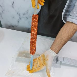 Utensilio para Hacer Kebabs de Una Sola Hilera, Brochetas de Carne Reutilizables y Prácticas para Camping, Picnic y Cocina, Nuevo Gadget para Barbacoa - Product Image 3