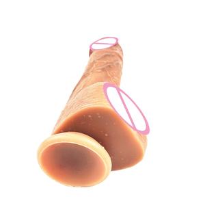 Vena realista de gran tamaño, fotos de consolador realistas de pene artificial de silicona de goma, palo falso para mujeres y hombres, diversión sexual <span class=keywords><strong>anal</strong></span> - Product Image 3