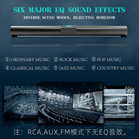 Soundbar Nirkabel BS20 BT5.0 untuk Home Theater, Komputer, TV, Mobil, Sound Box 2.0-Channel dengan Tweeter Terintegrasi, Speaker Bass Reflex