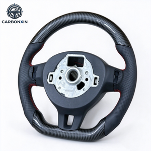 Volante Deportivo Personalizado para Volkswagen Jetta MK6/Passat CC/Touran Golf MK6 R-Line - Fibra de Carbono - Product Image 2