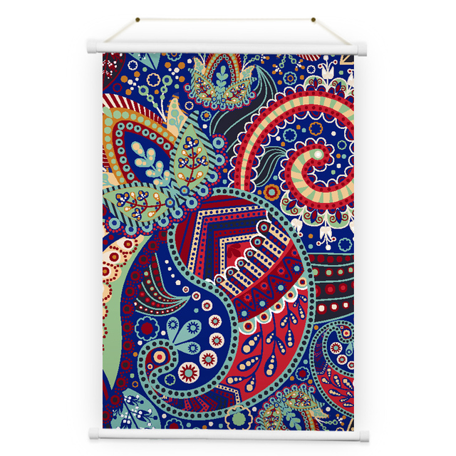 OEM Design Fabric Poster Hanging Anime Wall Hanging Scroll Poster for Home Decor Scroll Banner