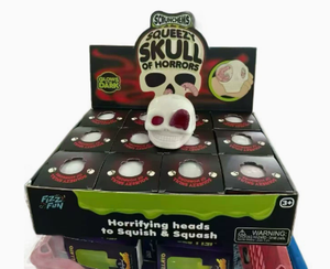 Jouet anti-stress Squishy en forme de crâne, jouet sensoriel pour soulager le stress, idéal pour les cadeaux de fête d'Halloween - Product Image 5