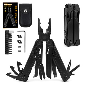Pince <span class=keywords><strong>multifonction</strong></span> 16-en-1, <span class=keywords><strong>outil</strong></span> de poche EDC en acier inoxydable pour le camping, la survie et les aventures en plein air - Product Image 1