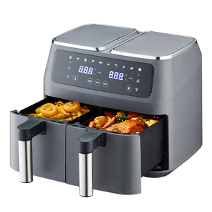 Friteuse domestique double à écran tactile 8L 12L Four-Friteuse électrique Smart Dual Air Friteuses avec <span class=keywords><strong>2</strong></span> paniers indépendants - Product Image 3