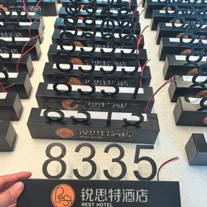 Targa Cinetica per Numero <span class=keywords><strong>di</strong></span> Stanza, Robusto Segnatore da Parete, Insegna <span class=keywords><strong>di</strong></span> Identificazione per Alberghi e Suite - Product Image 3