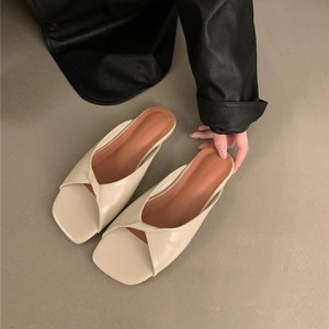 Sandalias Planas de Una Sola Tira 2026, Sandalias de Playa de Moda con Punta Cuadrada Abierta para Mujer, para Uso Diario en Verano y al Aire Libre Junto al Mar - Product Image 4
