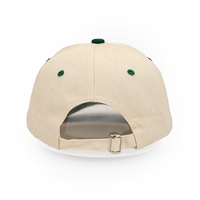 Grosir topi bisbol 6 Panel huruf kustom 3D Logo bordir timbul dua warna topi bisbol untuk pria