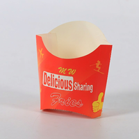 Boîtes alimentaires en papier personnalisées et en gros, boîtes à emporter pour gaufres et frites, emballages en papier kraft