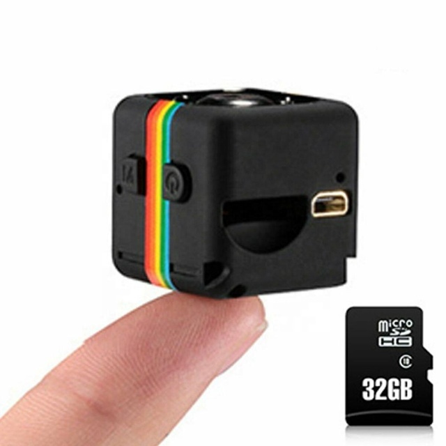2019 Free Shipping Mini Cam SQ11 Mini DV Video Camera 1080P HD with 10x-20x Optical Zoom and <2" Screen