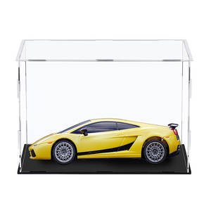 Vitrine de Protection anti-poussière, 100 pièces, boîtes <span class=keywords><strong>en</strong></span> acrylique transparentes <span class=keywords><strong>avec</strong></span> couvercles pour figurines, jouets et figurines de collection, vente <span class=keywords><strong>en</strong></span> gros - Product Image 2