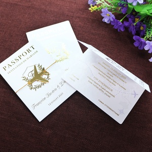 Voyage à l'étranger <span class=keywords><strong>mariage</strong></span> enregistrer les dates <span class=keywords><strong>embarquement</strong></span> passeport or miroir acrylique avion Destination <span class=keywords><strong>mariage</strong></span> <span class=keywords><strong>faire</strong></span>-<span class=keywords><strong>part</strong></span> - Product Image 2