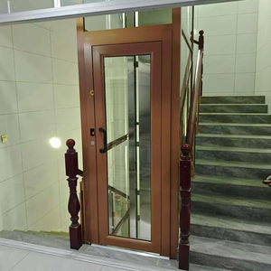 Lift Hidrolik Rumah Modern untuk Penggunaan Hunian, Lift Rumah Kecil Mewah Berbahan Kaca, Lift Penumpang Vertikal Kompak untuk Vila - Product Image 4