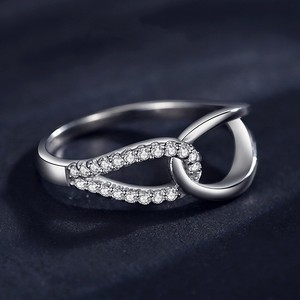 Nhẫn Nữ Trang Mạ Rhodium Tinh Xảo Trang Sức Bạc 925 Nhẫn Thời Trang Trang Sức Nữ - Product Image 3