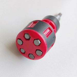 Mini Ratchet Screwdriver Set 7 In 1 Phillips Flathead Star Bit Magnetic Diy Tool 250 Mm Length 38 Mm Holder - Product Image 4