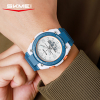 Jam Tangan SKMEI 2796 Trendy Dynamic Student Dual Display Multifungsi Tahan Air Olahraga Outdoor Pria Quartz Digital