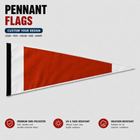 Fanions personnalisés en feutre non tissé, drapeau portable en forme de triangle, vente en gros, bannière avec logo personnalisé