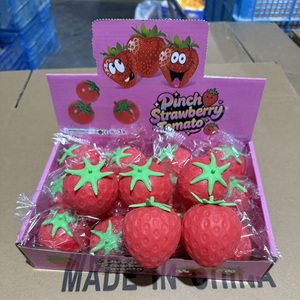 Juguetes Antiestrés de TPR con Forma de Fruta, Rellenos de <span class=keywords><strong>Harina</strong></span> de Fresa, para Adultos y Niños, Alivio del Estrés, Descompresión, Pelota para Apretar, Regalo - Product Image 6