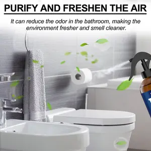 사용자 정의 로고 Jaysuing 감귤류 에센셜 오일 욕실 화장실 공기 청정기 스프레이 자동차 탈취제 가정용 침실 주방 공기 청정기