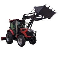 Schwerlast-Traktor 150-180 PS mit geschlossener Kabine, Frontlader, Heckbagger und zuverlässiger Zapfwellenantrieb