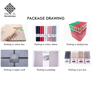 مناديل طاولة مطرزة مخصصة من البوليستر، مفارش طاولة مزخرفة، حاملات أكواب ومفارش - Product Image 4