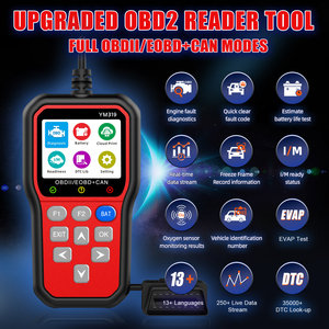 Máy quét OBD2 chuyên nghiệp công cụ đọc Mã Đỏ ym319 cho cơ học kiểm tra công cụ Chẩn đoán in đám mây nhẹ - Product Image 2