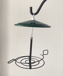 새를위한 프리미엄 금속 종자 실린더 피더 당신의 정원에 깃털이 달린 다양한 친구를 유치하기위한 내구성 세련된 - Product Image 1