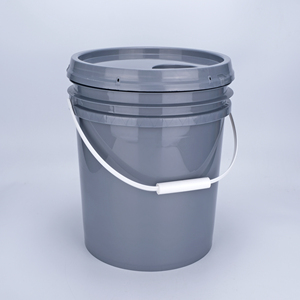 Round Plastic Bucket Customized Plastic Bucket Custom Logo 5 Gallon Packing Round Plastic Bucket