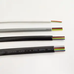 Cable de teléfono plano, 2 pines, 4 pines, 6 pines, 8 pines, para rj09, rj11, rj12, 1000 pies