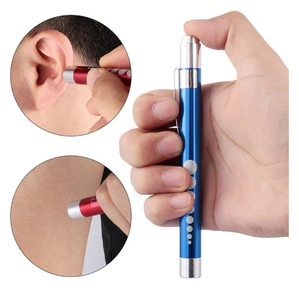 Lampe torche LED médicale portable et légère en plastique, outil de poche pour premiers secours, lampe d'inspection pour les yeux, le nez, les dents, l'otoscope, lampe d'oreille - Product Image 4