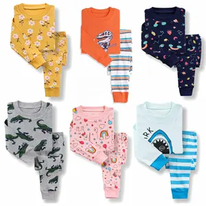 Halloween Custom Pajamas Kids Boys And Girls Sleepwear Sets Matching Pyjama Cotton Home Wear For Child