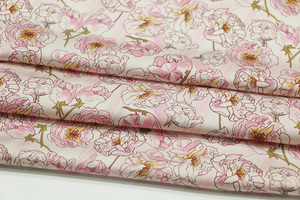 Vải Poly Satin Nhà Sản Xuất Trực Tiếp Cung Cấp Vải Satin Chamuse In Hoa - Product Image 3