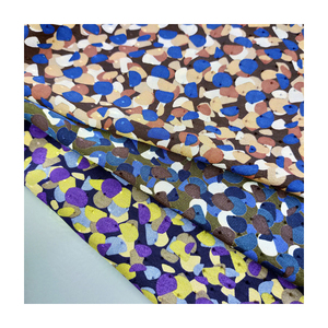 Tela dobby estampada de poliéster, patrón de color milti, fácil cuidado, 100% - Product Image 1