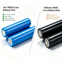 Batterie Li-ion 18650 personnalisée en usine, cellules 1500mAh, 1800mAh, 2000mAh, 2200mAh, 3500mAh, 3.6V, packs de batteries lithium-ion 18650 21700