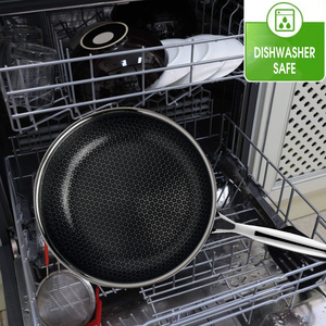 Hybrid Nonstick <strong>Frying</strong> <strong>Pan</strong> 8-<strong>Inch</strong> Stay-Cook Handle Dishwasher Induction Compatible With All Cooktops
